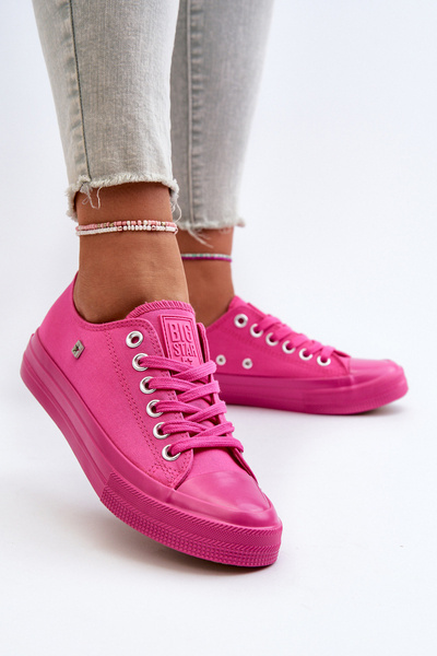 Baskets classiques pour femmes Big Star NN274290 Fuchsia