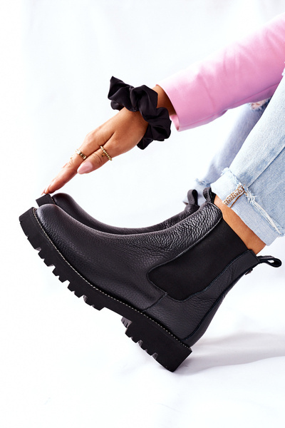Bottines Chelsea noires Nicole 2672
