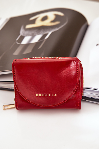 Portefeuille Femme En Cuir Écologique Rouge Congaia