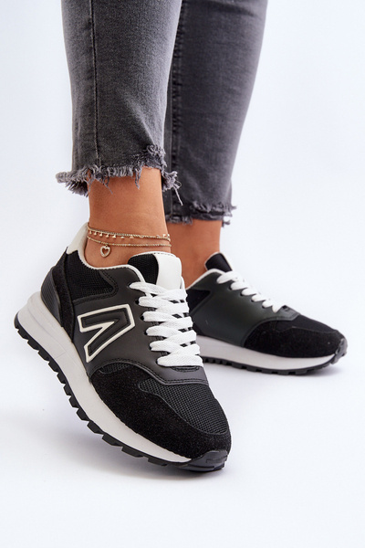 Baskets Femme Chaussures De Sport Noir Daisee