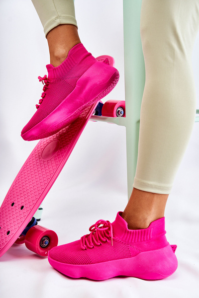 Pantofi sport pentru femei Slip-On Fuchsia Dalmiro