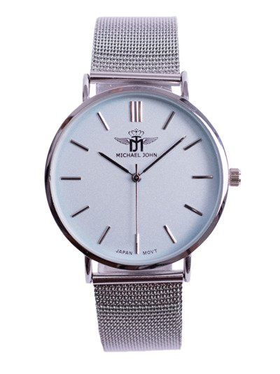 Women's Watch Michael John Florence Silver Blue 40mm