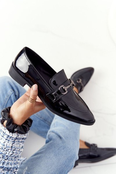 Elegantiški moteriški batai S.Barski Patent Black