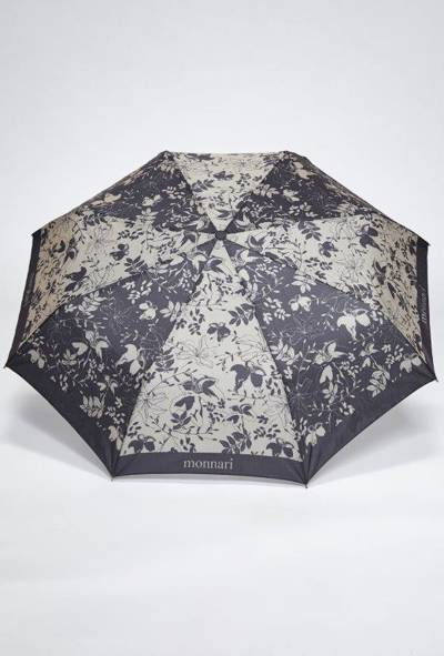 Faltbarer Regenschirm Monnari UMB0060-M15 Graphit beige