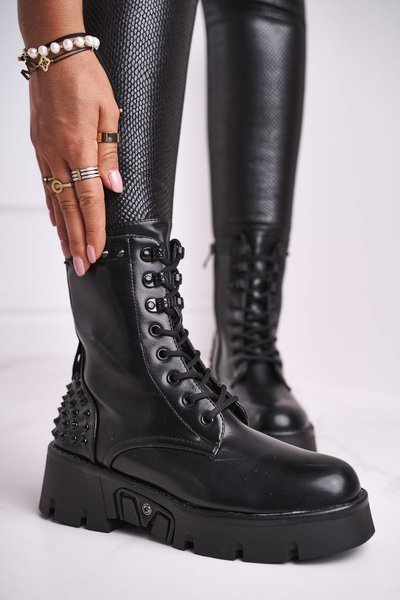 Bottes Femme Grunge Noir Angels Rock