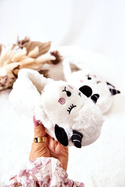Gyermek bárány papucs White Hollie