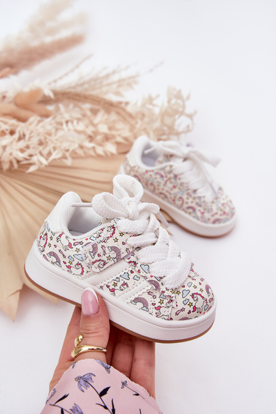 Mädchen Sportschuhe Mit Einhornmotiv Weiße Ilana