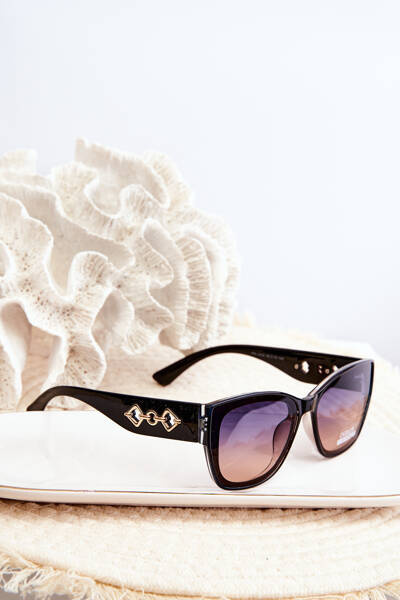 Lunettes de soleil Femme UV400 Noir