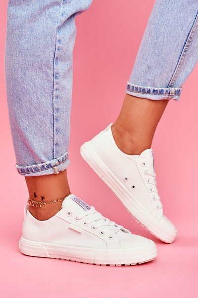 Damen Big Star Turnschuhe Weiß FF274A081