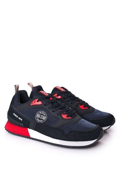 Pantofi sport bărbați memorie spumă mare stea HH174240 Navy Blue