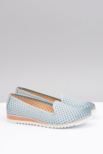 Cuir Polonais Ballerine Lords Gabi