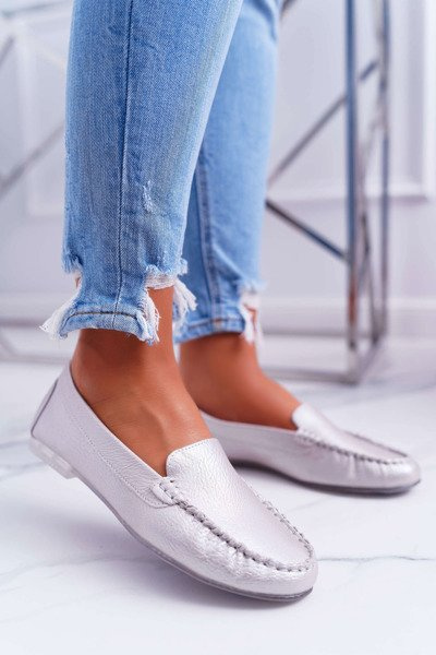 Mocassins à perles roses Sergio Leone pour femmes