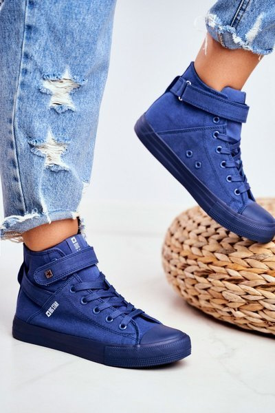Damen Hohe Turnschuhe Big Star FF274584 Blau