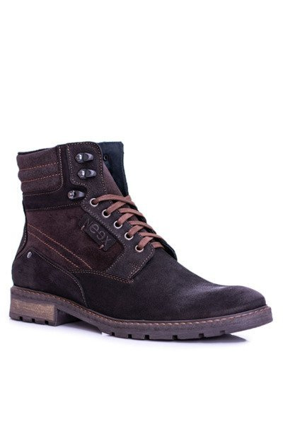 Neex Bottes Grigor chauffées en cuir noir pour hommes