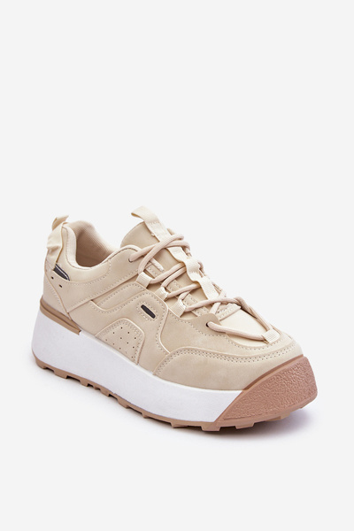 Pantofi sport pentru femei, pantofi sport, bej dakari