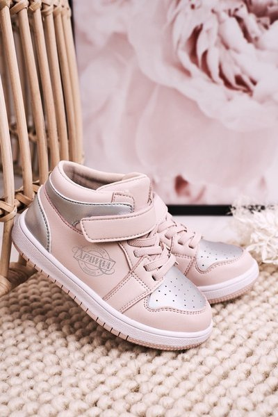Vaikiški sportiniai bateliai Pink Silver Madison