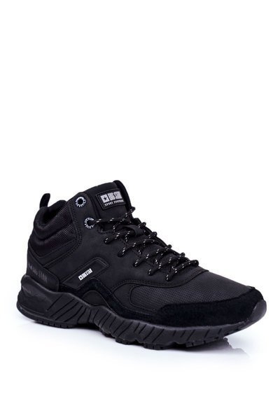Chaussures de trekking pour hommes Big Star Outdoor noires GG174409