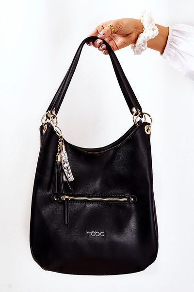 Sac à main classique en cuir NOBO M3220-C020 Noir