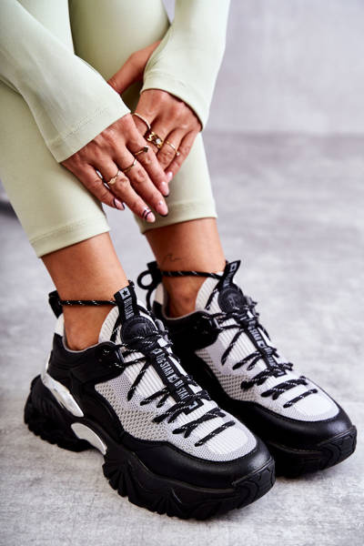 Chaussures de Sport Femme Système de Mousse à Mémoire Big Star KK274053 Noir-Gris