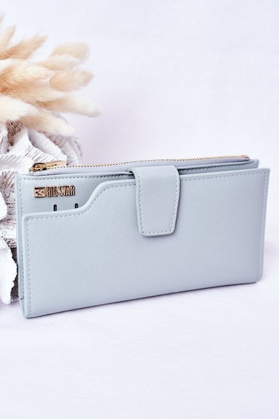Leather Wallet Big Star HH674012 Light Blue