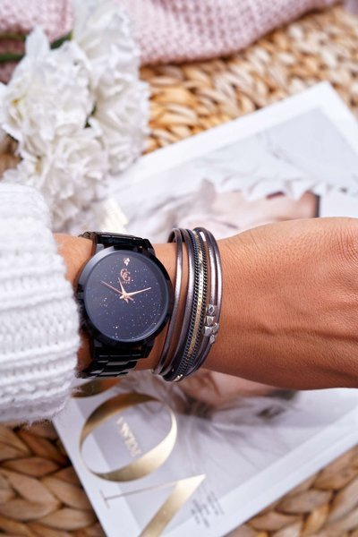Damen Strass-Armband Grau Coromo