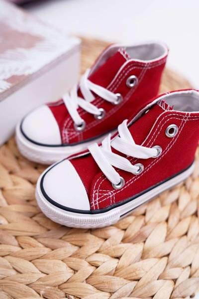 Baskets Hautes Enfant Rouge Filemon