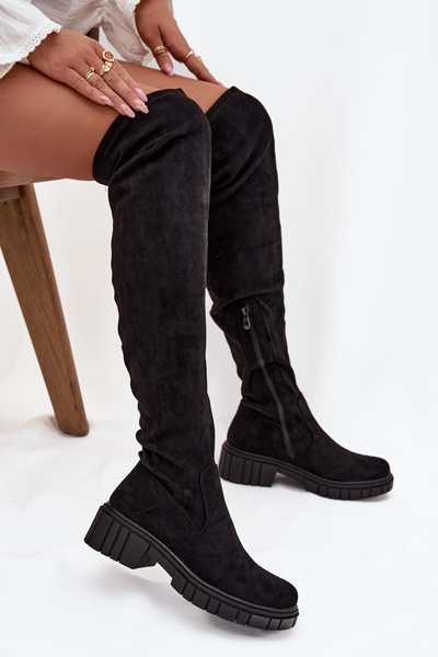 Damentalare bis zum Knie S.Барски HY42-122 Schwarz