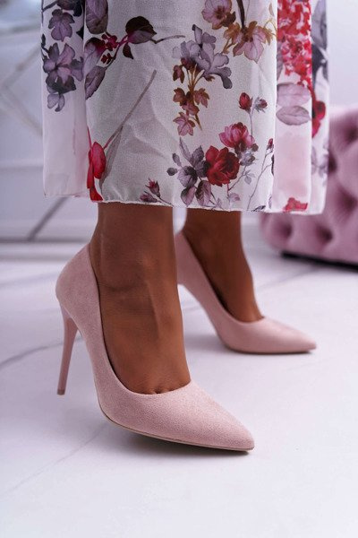 Escarpins Femme Daim Rose Yanna