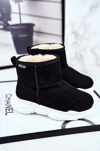 Kinderstiefel Big Star Schneestiefel schwarz GG374085