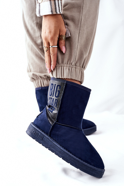 Damen Schneestiefel Big Star EE274416 Marineblau