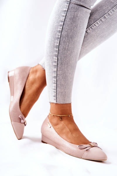 Leather Dugout pumpák Heels Monnari 0590-M04 Világos rózsaszín