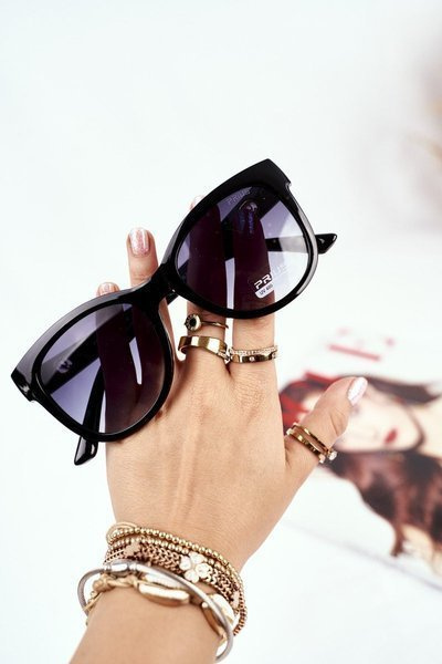 Lunettes de soleil Femme Prius PR-V85 Noir Noir Dégradé