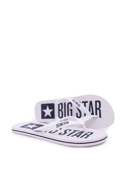 Tongs pour hommes Tongs Big Star Blanc DD174673