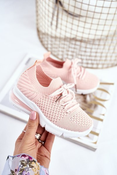 Pantofi sport lena roz pentru copii
