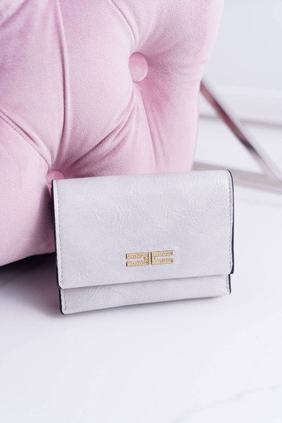 Damengeldbörse Classic Small Grau mit Magnet