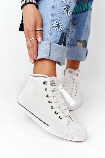 Damen Hohe Turnschuhe Big Star HH274149 Weiß