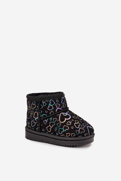 Bottes d'hiver pour enfants Cœurs Noirs Calivine