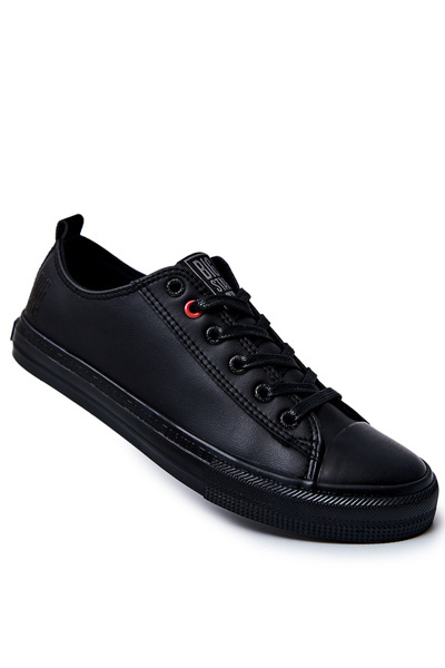 Adidaje din piele pentru bărbați Big Star JJ174005 Negru