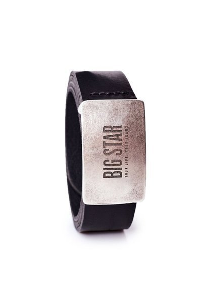 Ceinture en Cuir Homme Big Star HH674119 Noir