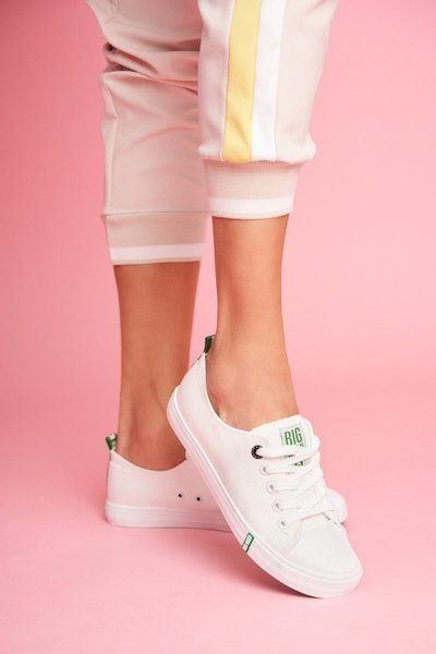 Women's Big Star Sneakers FF274088 White-Green