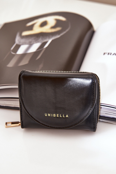 Portefeuille Femme En Cuir Écologique Noir Congaia