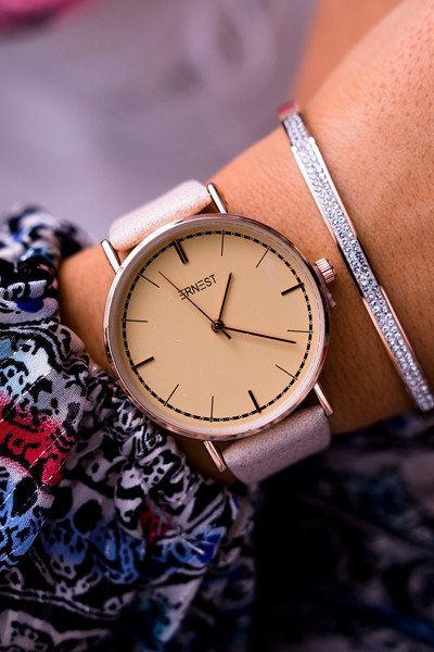 Women's Watch Ernest Beige Belven