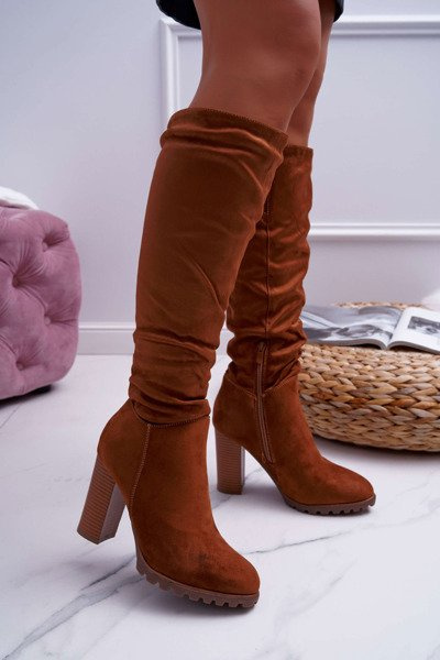 Moteriški aulinukai suede Camel Marion