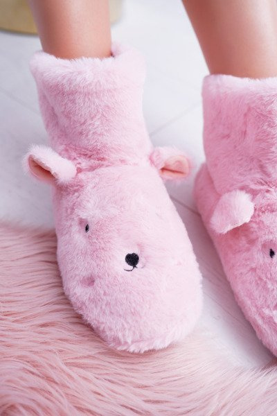 SOXO Šilti Namai Rožiniai Batai Batai Papa Bunnies 97308