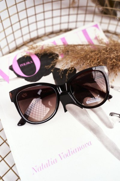 Lunettes de soleil Femme Prius PR-V85 Marron Marron Dégradé