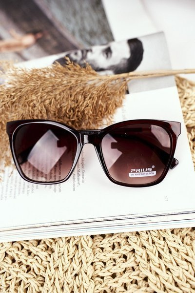 Moteriški akiniai nuo saulės Rudi Prius PR-V70/2 Brown Gradient