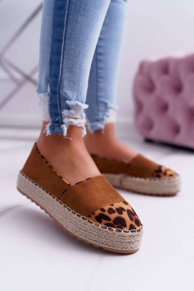Espadrilles moteriškas kupranugarių platforminis žiedas