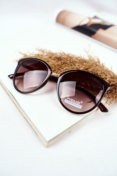 Moteriški akiniai nuo saulės Prius PR-V68 Brown Gradient