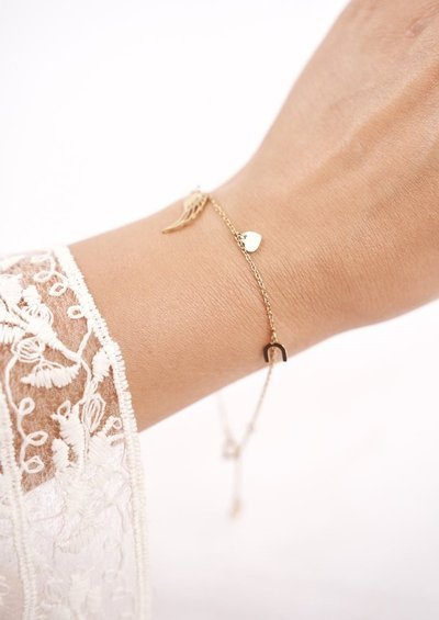 Bracelet Femme Celebrity Gold Wing Fer à Cheval Camilla