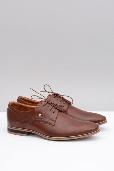 Demi-chaussures Refugio en cuir élégant marron